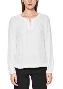 s.Oliver BLACK LABEL, Damen Blusenshirt, Weiß