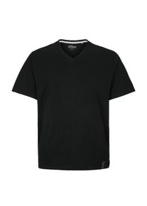 s.Oliver RED LABEL, Herren T-Shirt, Schwarz