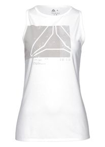 Reebok, Damen Funktionstank, Hellgrau / Wei&szlig;