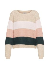 Only, Damen Pullover, Creme / Petrol / Puder