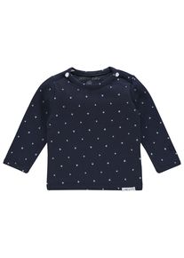 Noppies, Langarmshirt 'Collin', Navy / Wei&szlig;