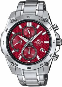 Casio, Herren 'Edifice' Chronograph 'EFR-557D-4AVUEF', Merlot / Silber