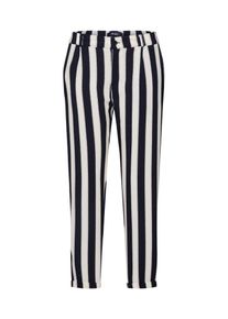 Object, Damen Hose 'OBJSANNE MW', Schwarz / Weiß