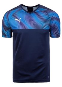 Puma, Herren Fu&szlig;balltrikot 'Cup', Navy / T&uuml;rkis / Indigo