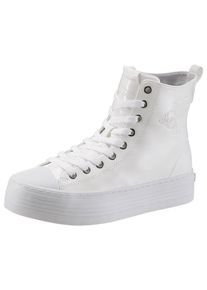 Calvin Klein, Damen Sneaker 'Zazah', Silber / Wei&szlig;
