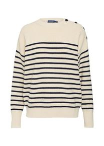 Polo Ralph Lauren, Damen Pullover, Creme / Navy