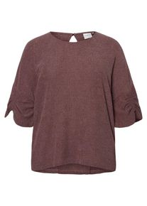 JUNAROSE, Damen Bluse, Pastellrot