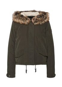 Only, Damen Jacke 'NEW SKYLAR FUR PARKA', Grün / Khaki