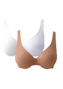 Nuance, Damen Packung: T-Shirt-BH (2 Stck.), Nude / Perlweiß
