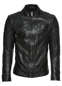 tigha, Herren Lederjacke 'Niaz', Schwarz