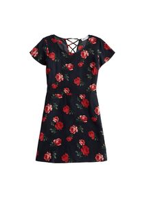 Hollister, Damen Kleid 'SS PRINTED DRESS', Navy / Mischfarben