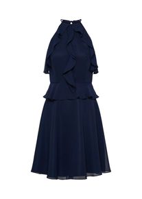 Swing, Damen Cocktailkleid mit Volants, Marine