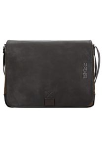 Bree, Herren Messenger 'Punch Casual 49' 38 cm, Brokat / Dunkelbraun