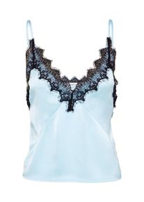 EDITED, Damen Top 'Lina', Blau / Schwarz