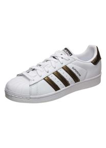 adidas originals, Damen Sneaker 'Superstar', Bronze / Wei&szlig;
