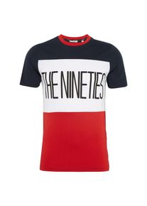 Only & Sons Only & Sons, Herren T-Shirt 'DENNY SS TEE REG', Dunkelblau / Rot / Weiß