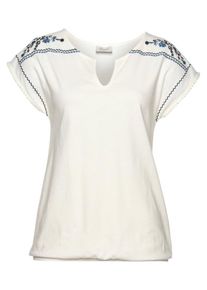 Boysen's BOYSEN'S, Damen Blusenshirt, Blau / Wei&szlig;
