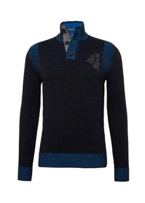 Tom Tailor, Herren Pullover, Blau / Anthrazit