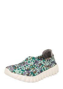 Bernie Mev, Damen Sneaker 'ZIP FLY', T&uuml;rkis / Grau / Flieder
