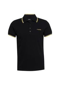 Diesel, Herren Poloshirt 'T-RANDY-BROKEN', Schwarz