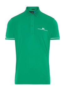 J. Lindeberg J.Lindeberg, Herren Shirt 'Petr', Jade / Wei&szlig;