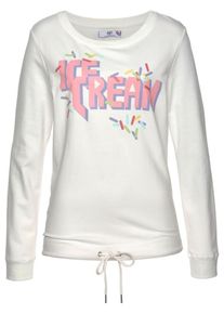 AJC, Damen Sweatshirt, Pink / Wei&szlig;