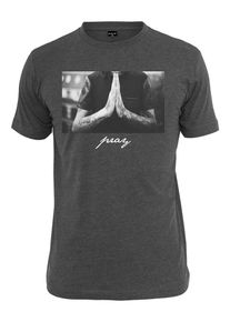Mister Tee, Herren T-Shirt 'Pray', Basaltgrau