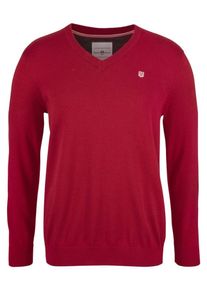 Rhode Island, Herren Strickpullover, Rot