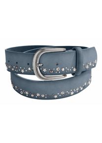 Heine, Damen Gürtel, Blue Denim / Silber