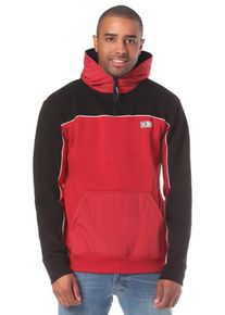 DC Shoes, Herren Clewiston Kapuzenpullover, Rot / Schwarz