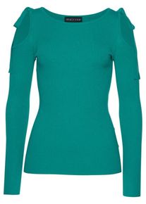 Melrose, Damen Pullover 'B&auml;nder', Jade
