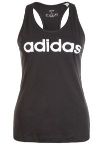 adidas Performance, Damen Tanktop 'Essentials Linear', Schwarz / Wei&szlig;