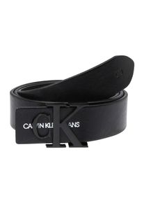 Calvin Klein Jeans, Damen Gürtel 'J 3CM MONOGRAM BELT', Schwarz