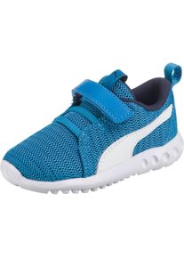 Puma, M&auml;dchen Sneakers Low 'Carson 2 V Inf', T&uuml;rkis / Wei&szlig;
