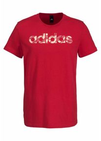 adidas Performance, Herren T-Shirt 'Linear', Rot