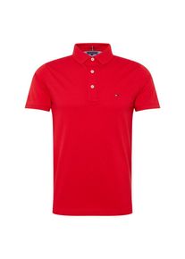 Tommy Hilfiger, Herren Polo 'TOMMY', Rot / Schwarz / Wei&szlig;