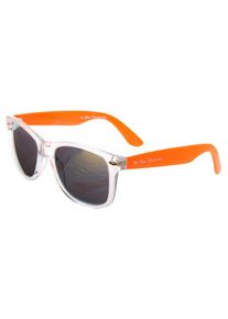 De Puta Madre, Damen Sonnenbrille 'SM0088-T8058TMSY2-CL-GD', Khaki / Orange / Transparent