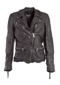 Maze, Damen Lederjacke 'Palmerston', Schwarz