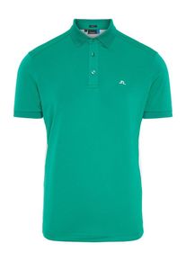 J. Lindeberg J.Lindeberg, Herren Shirt 'Dario', Jade / Wei&szlig;
