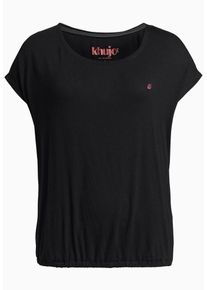 Khujo, Damen T-Shirt 'Meltania', Schwarz