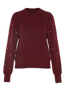 V&eacute;ro Moda VERO MODA, Damen Sweatshirt, Weinrot