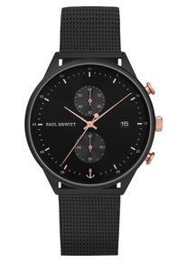 Paul Hewitt, Herren Uhr 'Chrono Line Black Sunray', Schwarz