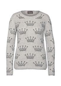 Princess Goes Hollywood, Damen Pullover, Grau / Schwarz