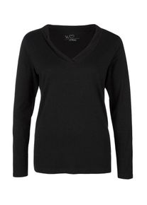 s.Oliver RED LABEL, Damen Jerseyshirt, Schwarz
