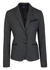 Daniel Hechter, Damen Eleganter Woll-Blazer, Graphit