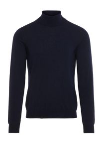 J. Lindeberg J.Lindeberg, Herren Rollkragenpullover 'Lyd True Merino', Dunkelblau