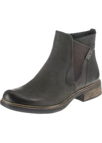 Tamaris, Damen Chelsea Boots, Dunkelgrau / Smaragd