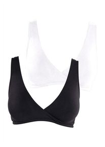 Petite Fleur, Damen Still-BH (2 Stck), Taupe / Schwarz