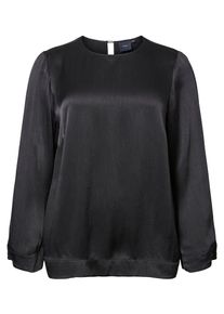 JUNAROSE, Damen Bluse, Schwarz