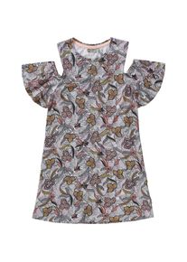 TUMBLE N' DRY, Mädchen Jerseykleid, Grau / Orange